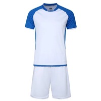 2019新款短袖足球训练服球迷版足球服套装男足球队服定制批发球衣